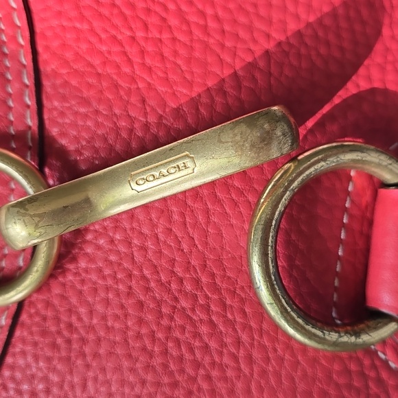 Coach Hamptons Barbie Pink Pebbled Leather Shoulder Bag Is 20yrs Old In EUC - Picture 17 of 17